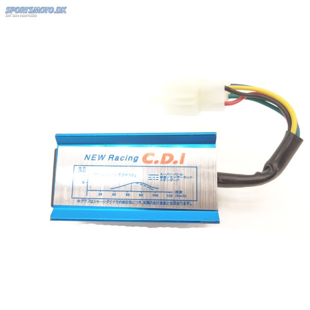 CDI AVANCERET 50-150cc GY6 BLUE 2X4KANTET STIK