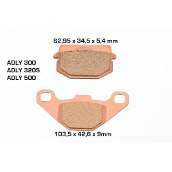 BREMSEKLODS TYPE T ADLY