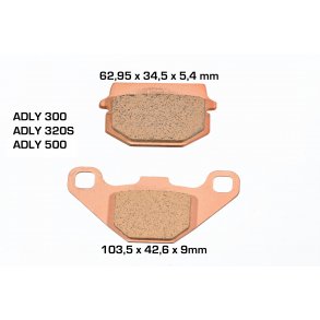 BREMSEKLODS TYPE T ADLY