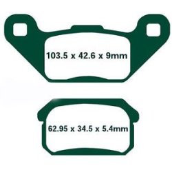 BREMSEKLODS TYPE U ADLY BREMBO