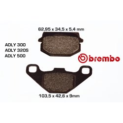 BREMSEKLODS TYPE U ADLY BREMBO