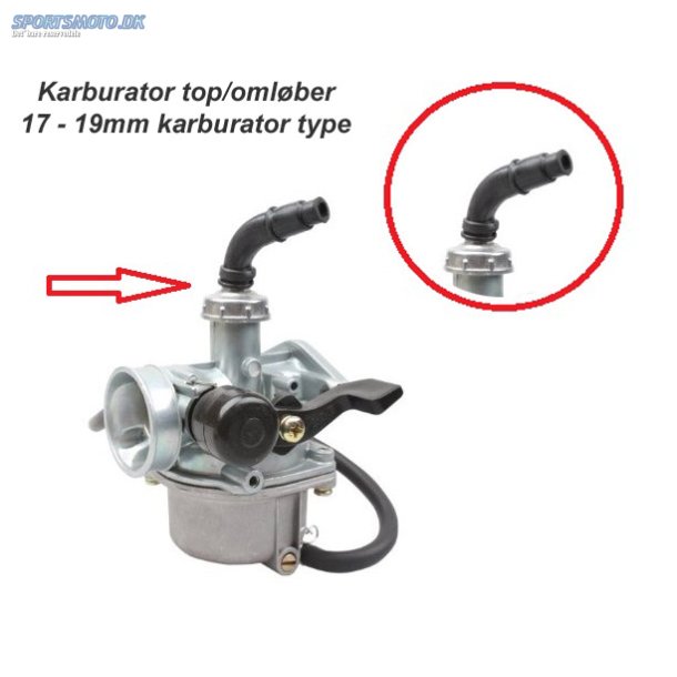 TOP/OMLBER TIL PZ 17-19 KARBURATOR TYPE