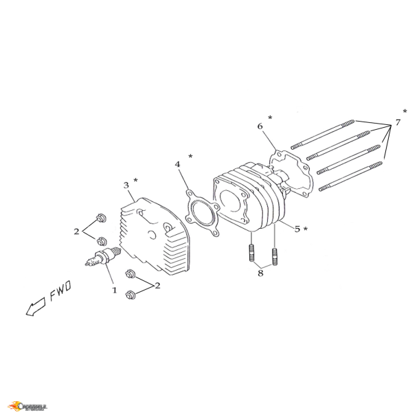 06 GASKET, CYLINDER BASE - E070162