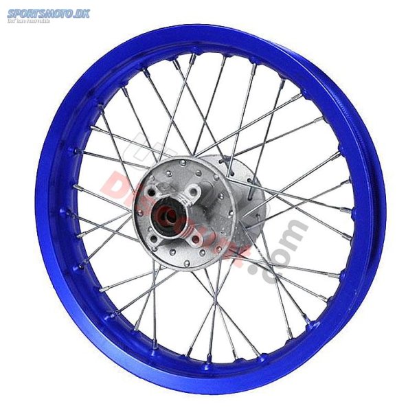 14" STANDARD CROSS/DIRTBIKE FORHJUL BL STLFLGE