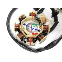 STATOR 9 TIL 125cc - 150 GY6