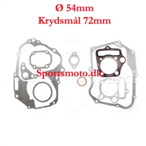 PAKNINGSST 54mm 125cc ''DAX'' 72mm KRYDSML