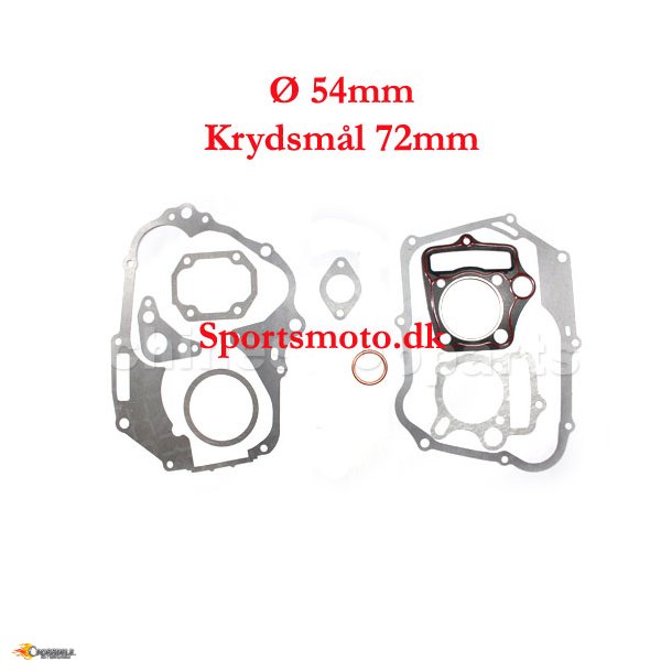 PAKNINGSST 54mm 125cc ''DAX'' 72mm KRYDSML
