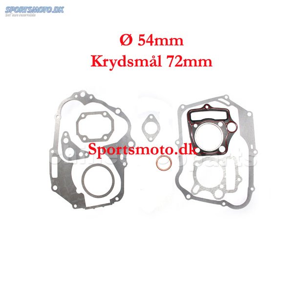 PAKNINGSST 54mm 125cc ''DAX'' 72mm KRYDSML