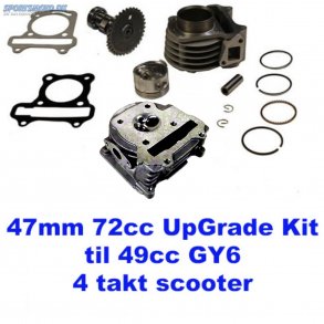 72cc UPGRADE KIT TIL GY6