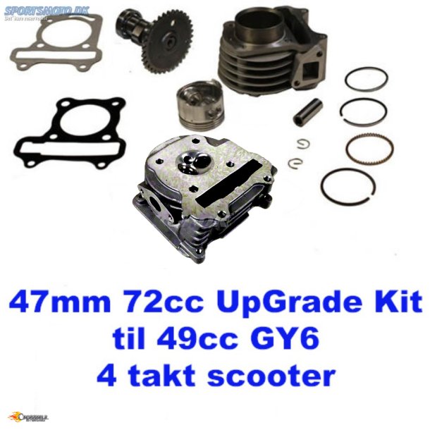 72cc UPGRADE KIT TIL GY6