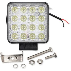 LED ARBEJDSLAMPE 48W FIRKANTET 12/24V