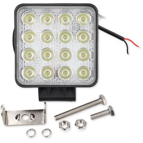 LED ARBEJDSLAMPE 48W FIRKANTET 12/24V