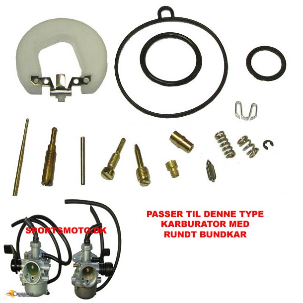 REPKIT TIL PZ 17-19 KARBURATOR TYPE