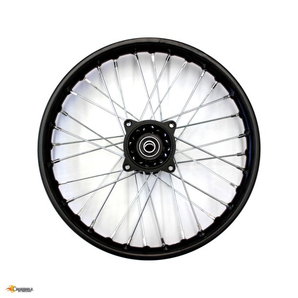 14" PRO CROSS/DIRTBIKE FORHJUL SORT