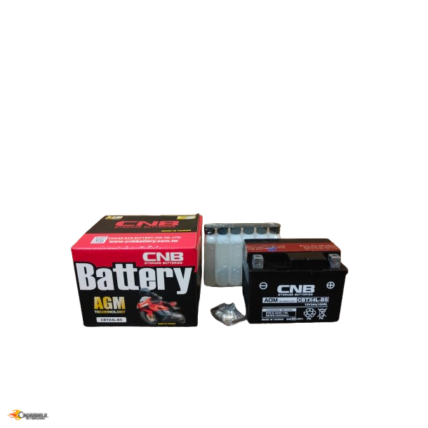 12V LUKKET CNB - AGB BATTERI TIL BRNEATV