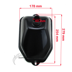 BENZIN TANK 50-125cc ATV STL