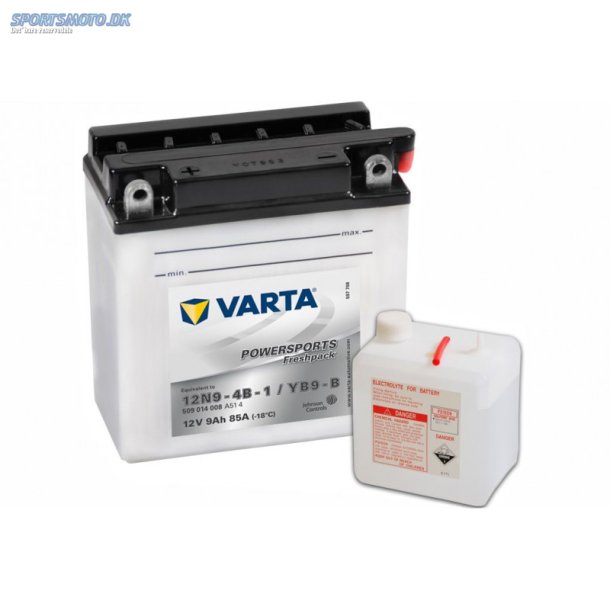 12V BATTERI VARTA 9AH 150-250cc